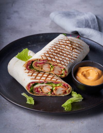 Wrap, pulled Pork, pulled Beef, pulled chicken, hausgemacht, handgemacht, vegetarisch, vegan, Fingerfood, regional